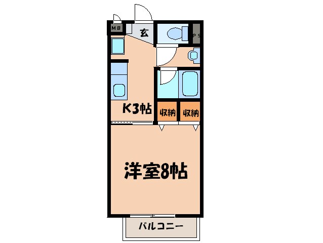 間取り図 ｻ-ﾌﾟﾗｽﾜﾝ中根
