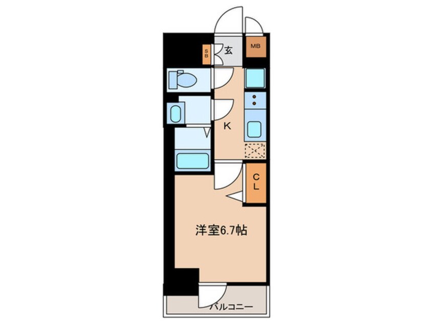 間取図 仮）プレサンス太閤通ファシール