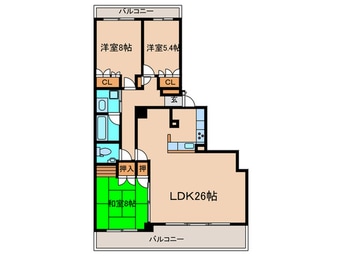 間取図 エルザ星ケ丘(603)