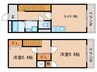 リオラード 2DKの間取り