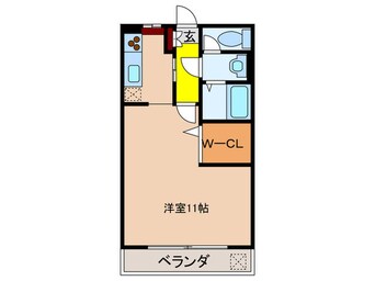 間取図 OS・SKYマンション鹿子