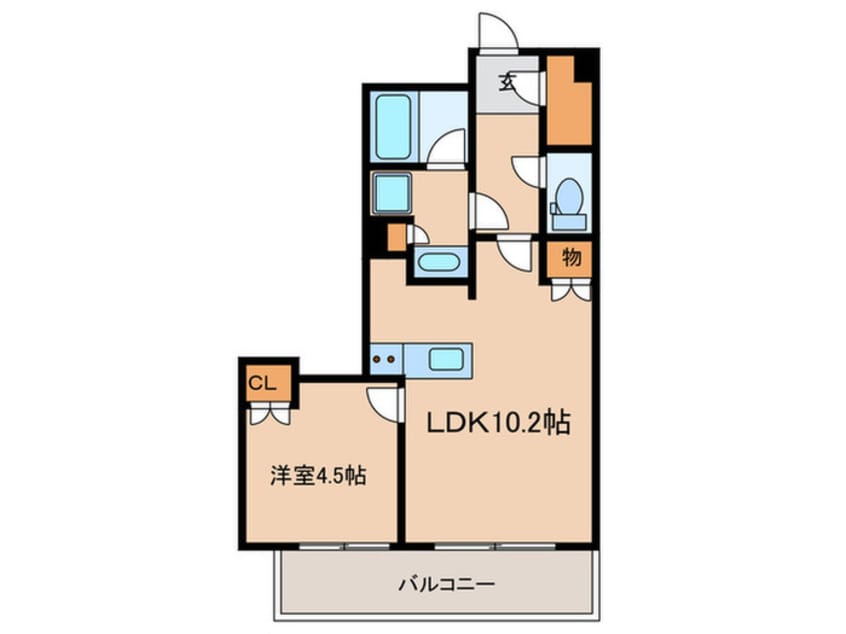 間取図 ｵｰﾌﾟﾝﾚｼﾞﾃﾞﾝｼｱ大須門前町(302)