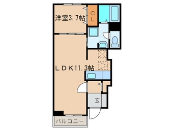 間取図 ウィステリア石刀１