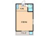 グリンハイツ 1Kの間取り