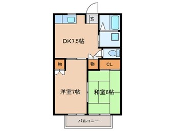 間取図 エルフローラ琴