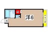 ユニバ－サル八事 1Rの間取り