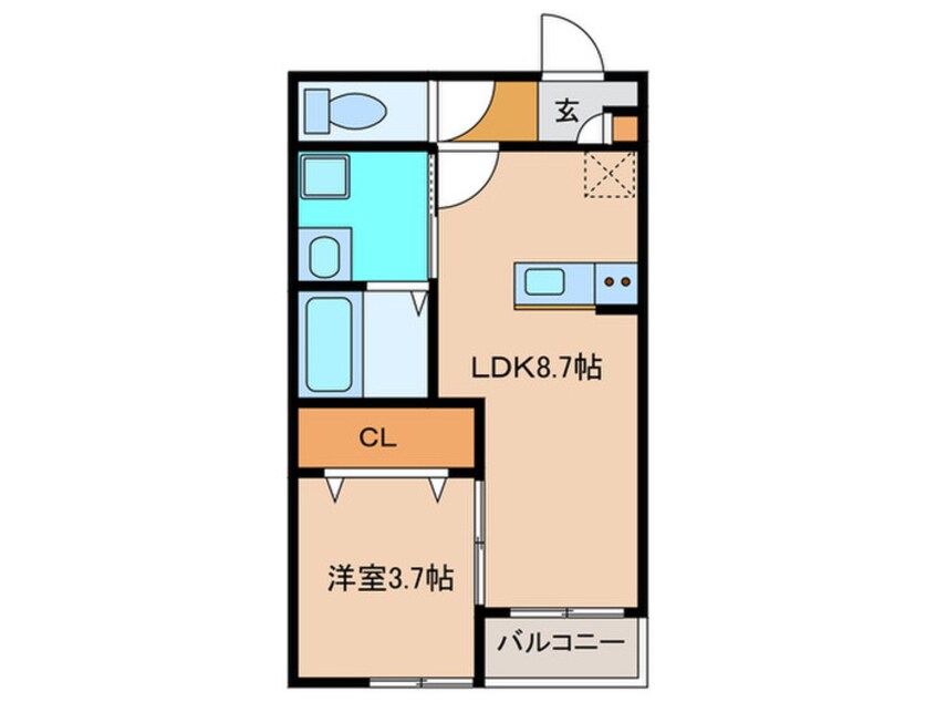 間取図 仮）Ｃｒｅｃｉａ知立市中山町