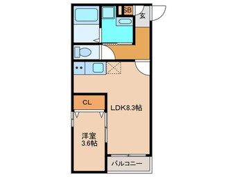 間取図 仮）Ｃｒｅｃｉａ知立市中山町