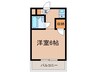 第７高輝寮 1Rの間取り