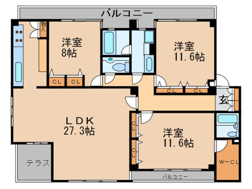 間取図 コンソロール1