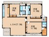 コンソロール1 3LDKの間取り