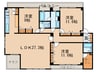 コンソロール1 3LDKの間取り