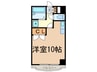 ドムス本山 1Rの間取り