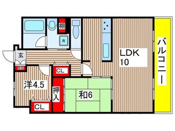 間取図 ピア御器所（B-3）