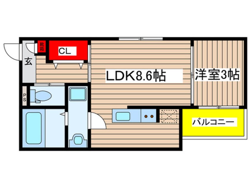 間取図 Patina六番町