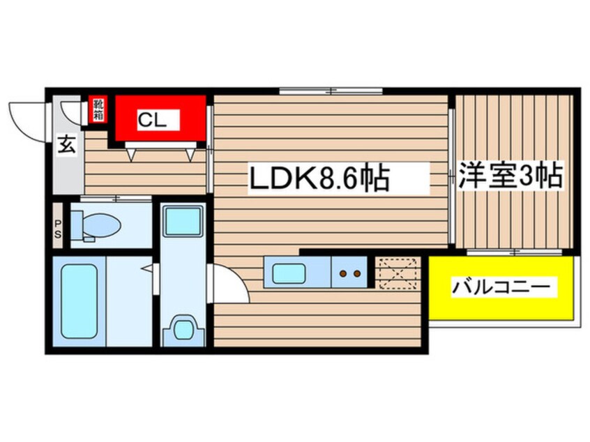 間取図 Patina六番町