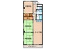 マンション東柴第二 3LDKの間取り
