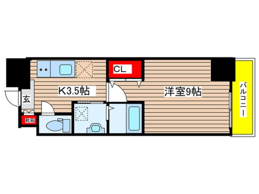 間取図 リシュドール鶴舞公園