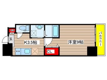間取図 リシュドール鶴舞公園