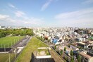 室内からの展望 リシュドール鶴舞公園