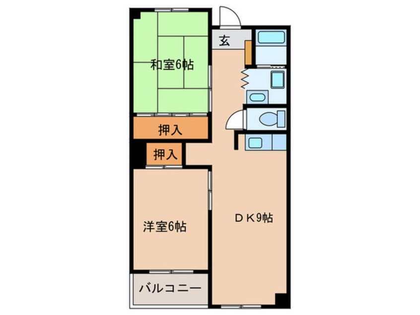 間取図 花池コーポラス
