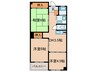 花池コーポラス 3DKの間取り