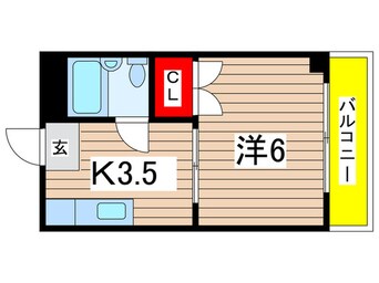 間取図 フロ－ラル都