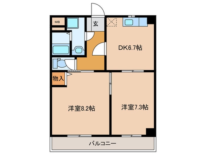 間取り図 ハウスメイト　Ⅱ