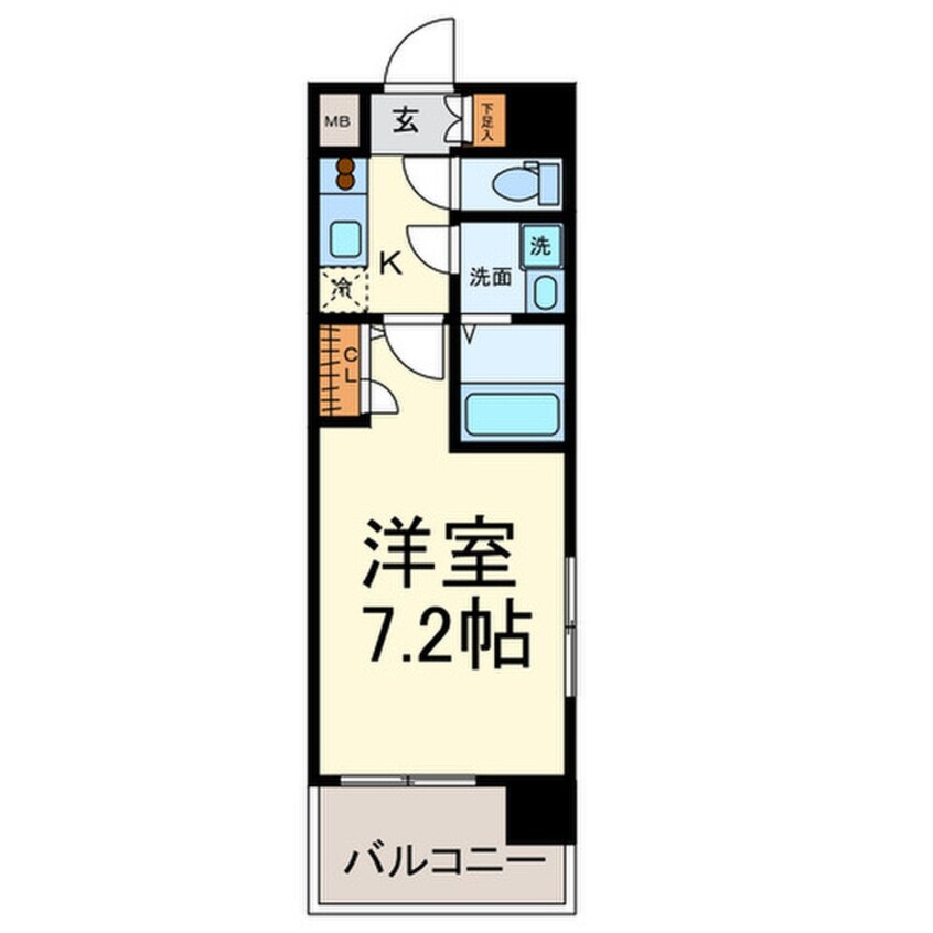 間取図 UURコート名古屋名駅