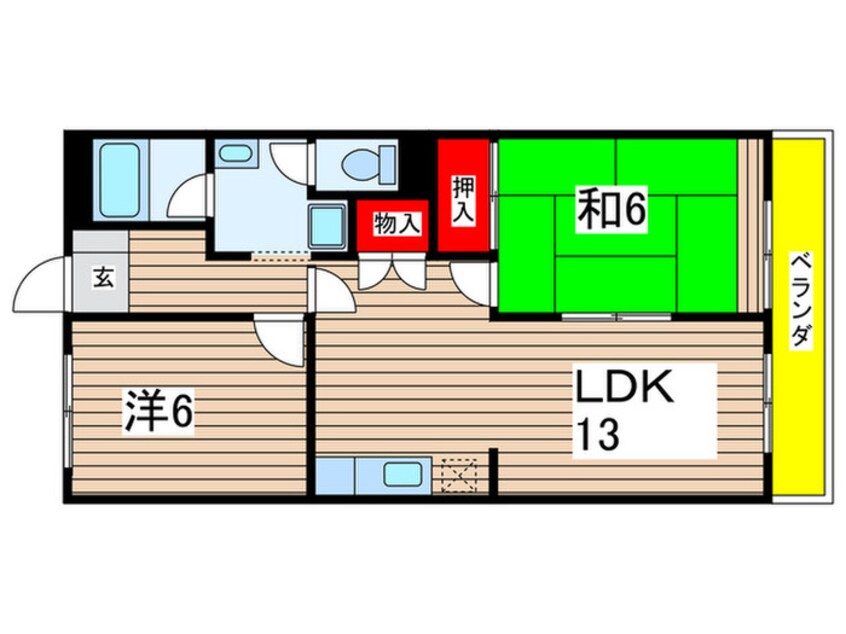 間取図 第２山田ビル