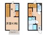 パレッタ小本EAST 1Kの間取り