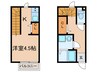 パレッタ小本EAST 1Kの間取り