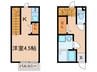 パレッタ小本EAST 1Kの間取り