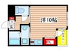 シャンブル村雲 1Rの間取り