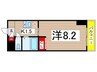 グランビトロ吹上 1Kの間取り