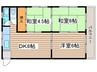 瑞穂コーポ 3DKの間取り