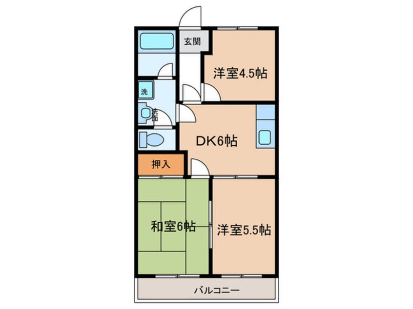 間取図 アニバーサリーⅠ番館