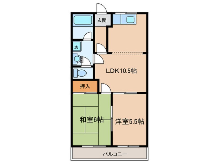 間取図 アニバーサリーⅠ番館