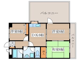 間取図 第３猪飼ビル