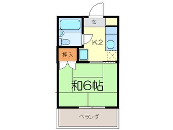 間取図 フォ－ブル平松