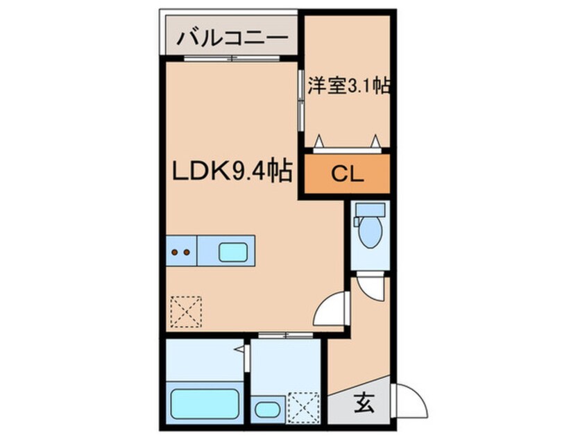 間取図 Crecia一宮