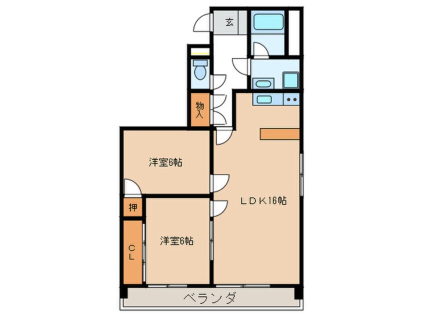 間取図 ＨＩﾊｲﾂ