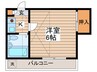 レオパレス新瑞橋第４ 1Kの間取り