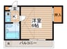 レオパレス新瑞橋第４ 1Kの間取り