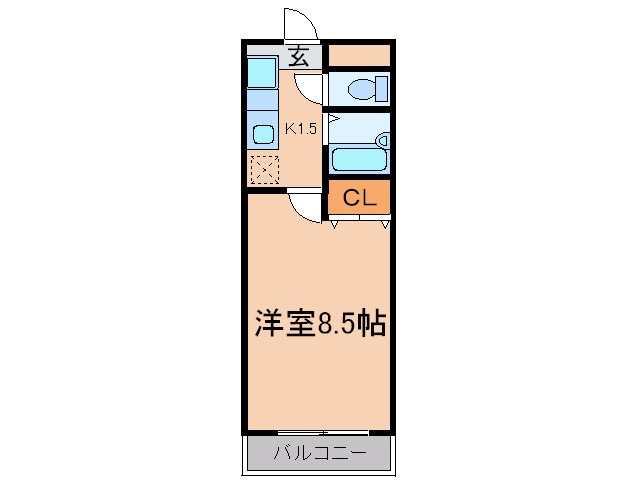 間取り図 ハイライフ田幡