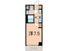 ISM栄 1Kの間取り
