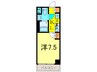 ISM栄 1Kの間取り