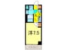 ISM栄 1Kの間取り