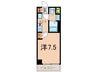 ISM栄 1Kの間取り