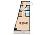 ニコル豊田 1Kの間取り